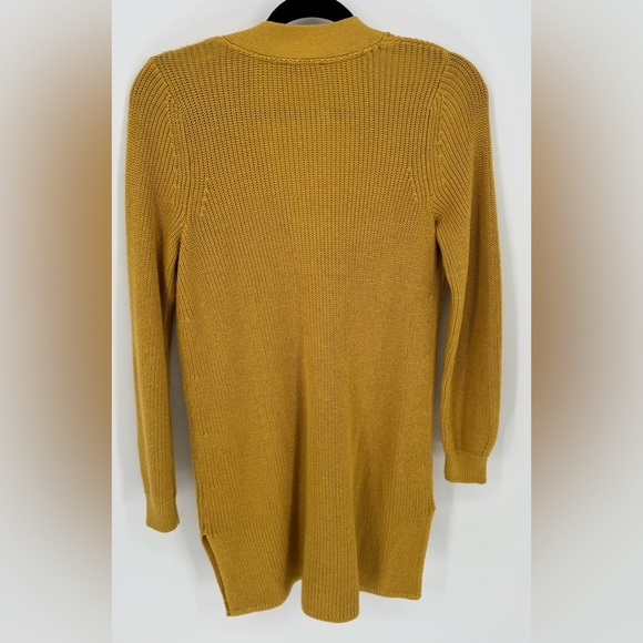 J Jill Women's Oversized Midi Knitted Open Button Front Cardigan Sweater - Picture 6 of 13